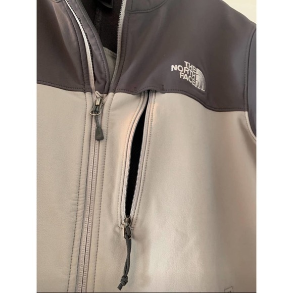 The North Face Apex Bionic Jacket windproof gray‎ mens womens Patagonia size MED - Picture 2 of 7